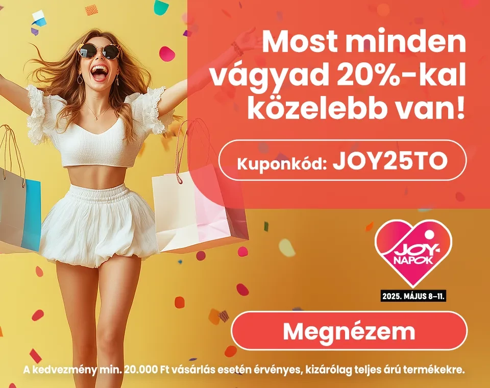 JOY-napok a Vágyaim.hu szexshopban! Vásárolj 20% kedvezménnyel!