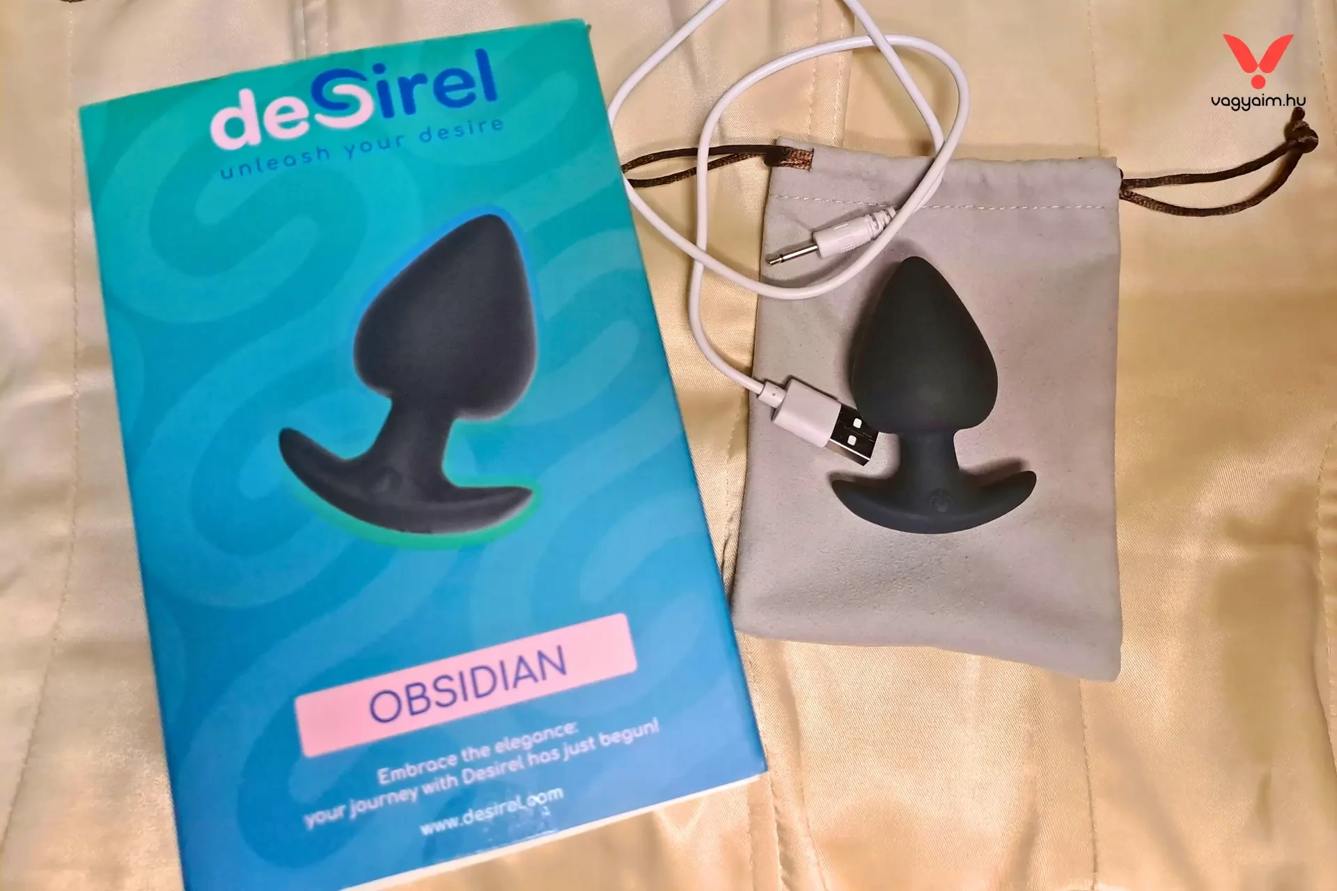 Desirel Obsidian anál plug, anál vibrátor - Vágyaim.hu szexshop