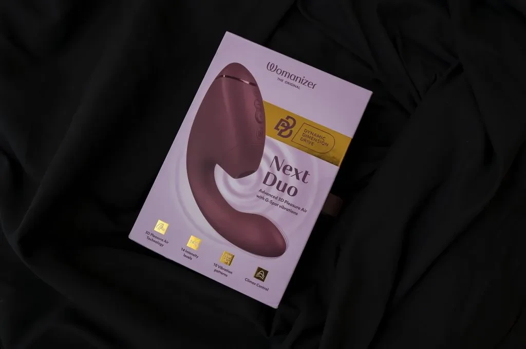 A Womanizer Next Duo csomagolása kívülről