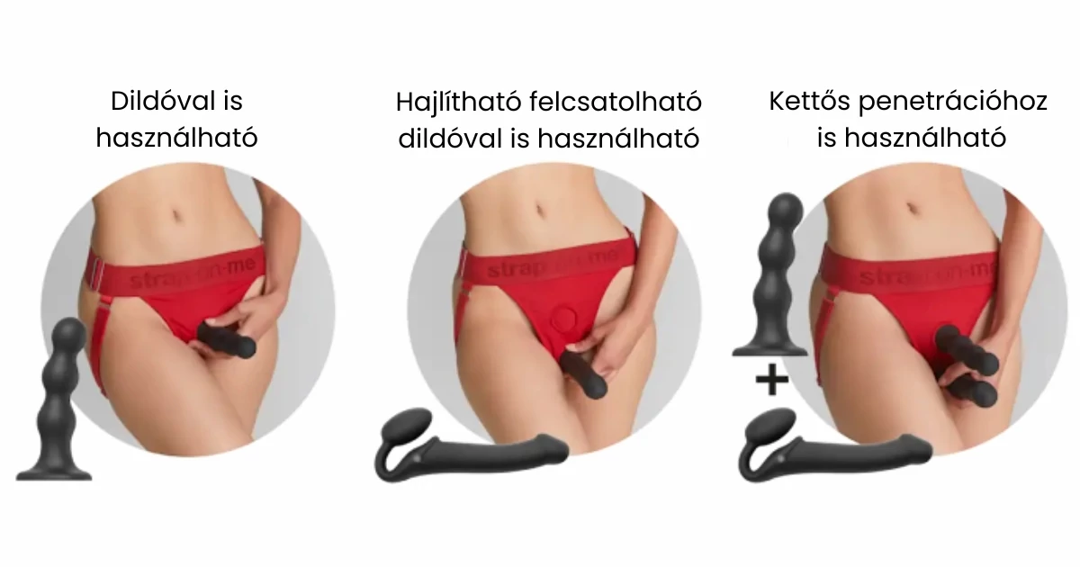 Kinek való és hogyan használják a felcsatolható dupla dildót? - Vágyaim.hu szexshop