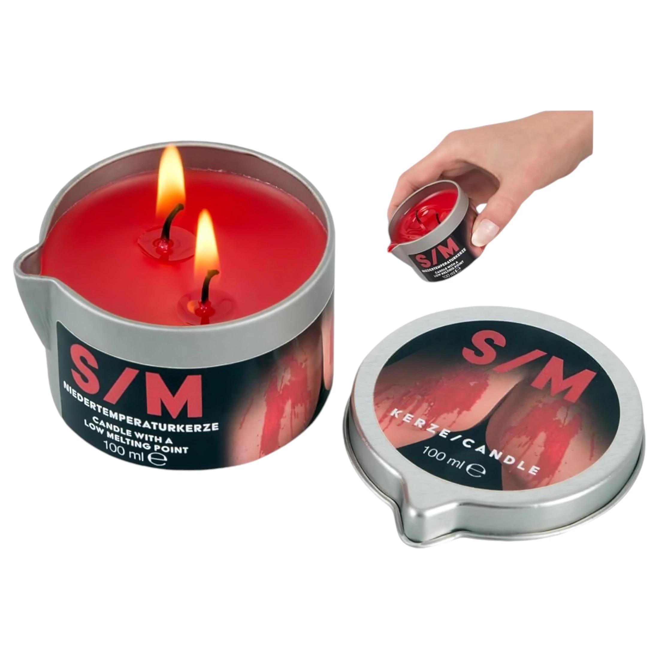 BDSM Kerze - paraffin testgyertya (100ml) - Vágyiam.hu szexshop