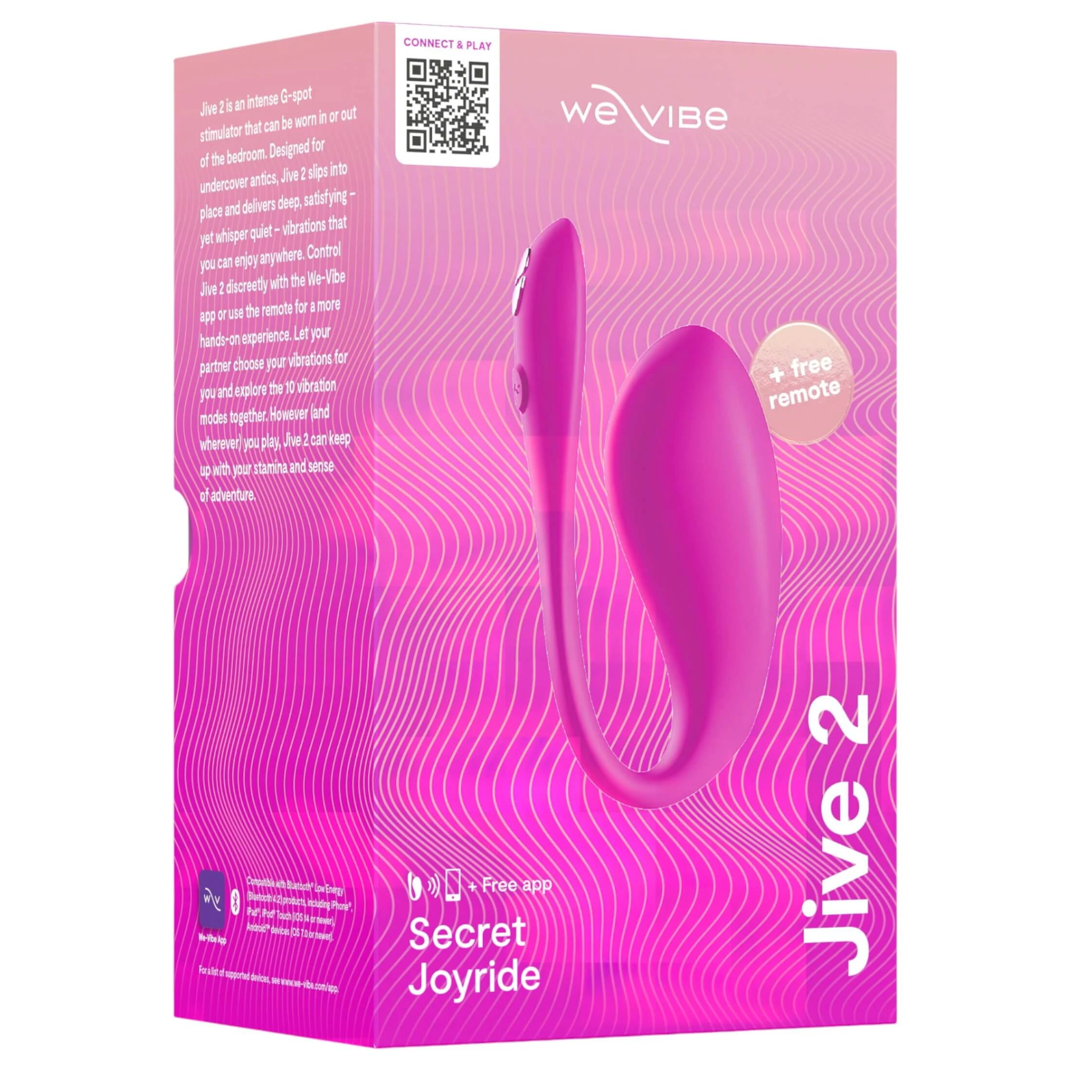We-Vibe Jive 2 - akkus, okos vibrotojás (pink) - Vágyaim.hu szexshop