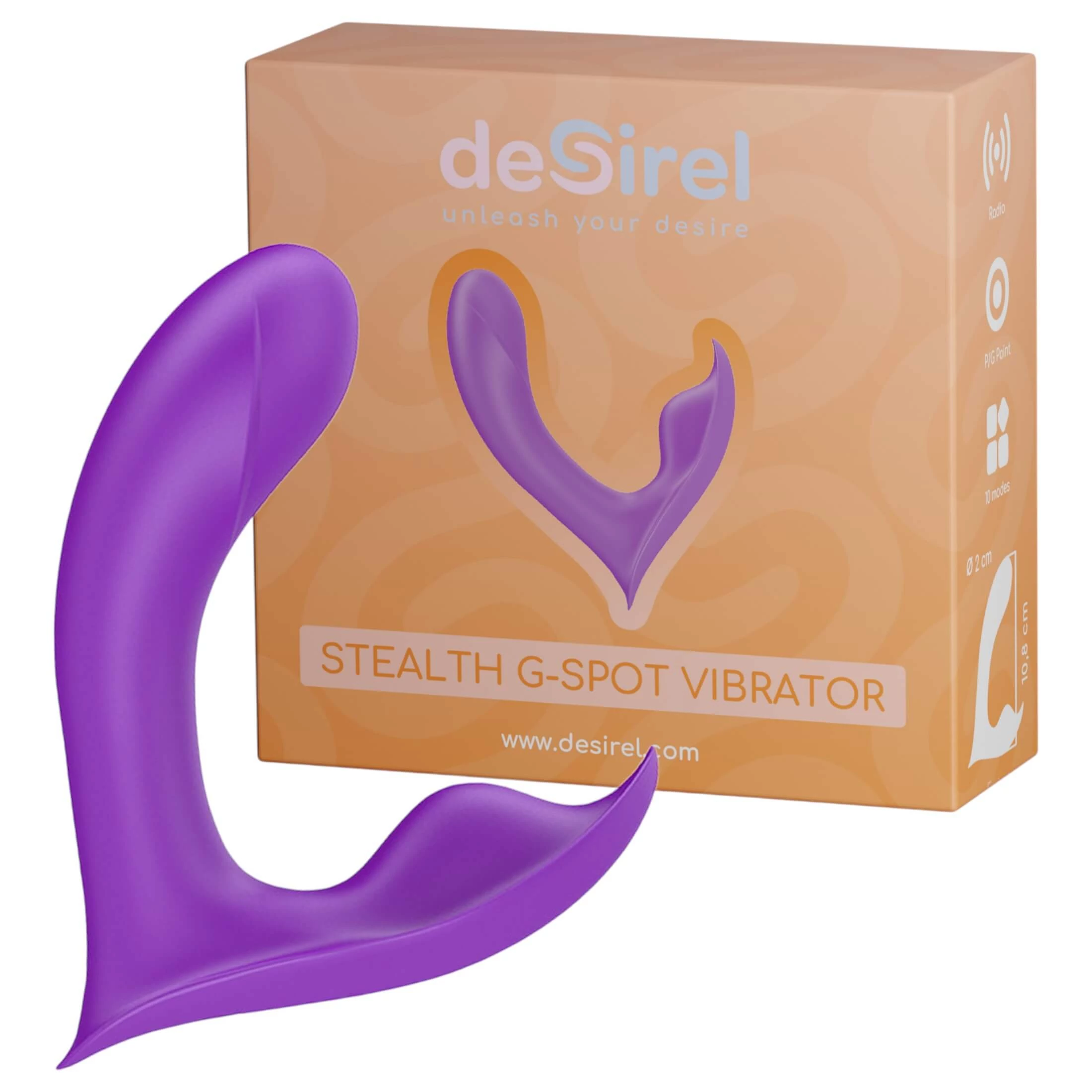 Desirel Insider - G-pont és prosztata vibrátor (lila)