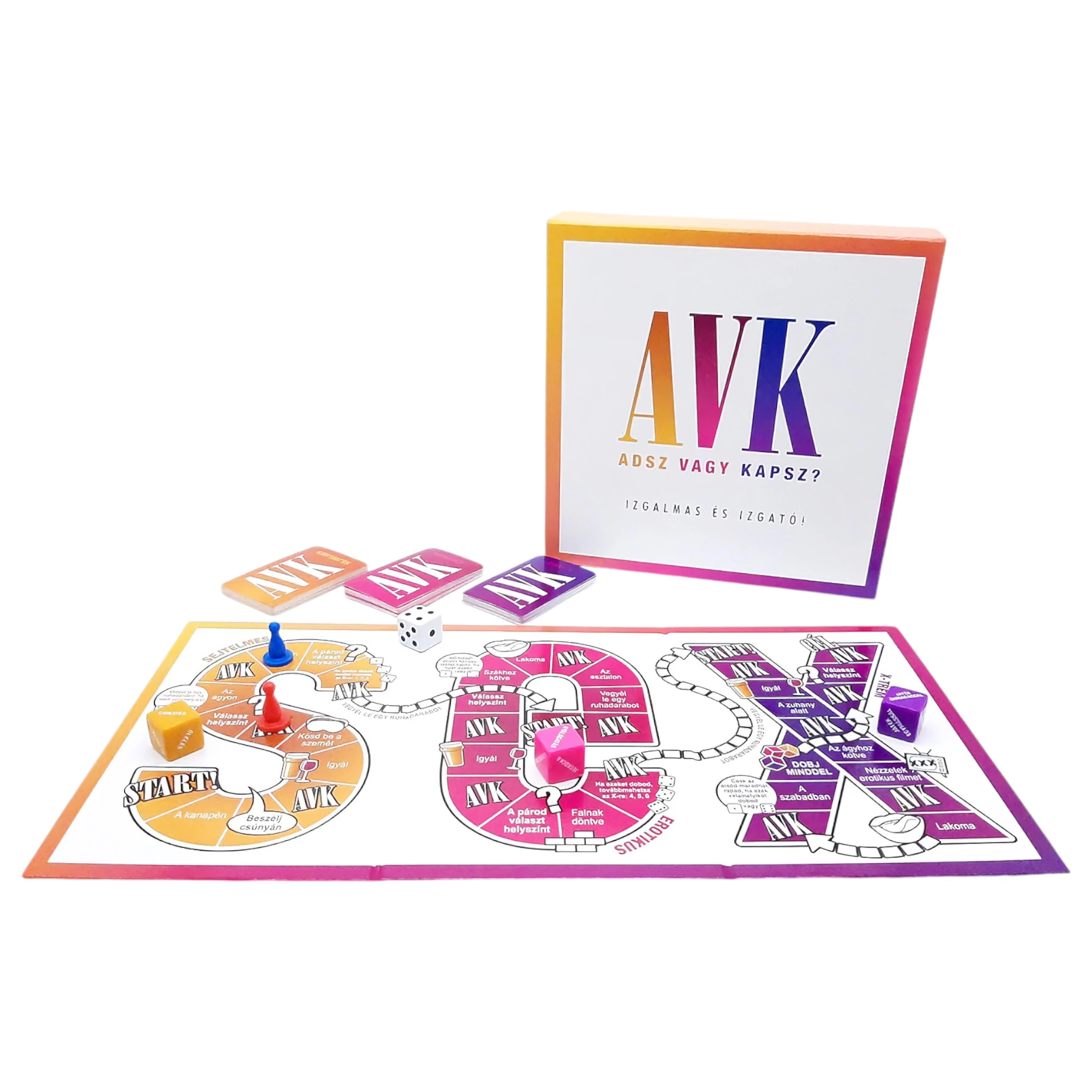 AVK: Adsz Vagy Kapsz - felnőtt társasjáték (magyar) - Vágyaim.hu szexshop