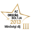 Ország Boltja minőségi díj 2013