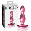 Icicles No. 73 - péniszes anál dildó (pink)