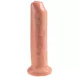 King Cock 7 Fitymanátor - élethű dildó (18cm) - natúr