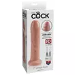 King Cock 7 Fitymanátor - élethű dildó (18cm) - natúr