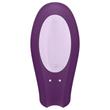 Satisfyer Double Joy - okos, akkus, vízálló párvibrátor (lila)