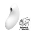 Satisfyer Vulva Lover 2 - akkus csiklóvibrátor (fehér)