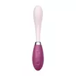 Satisfyer G-Spot Flex 3 - akkus G-pont vibrátor (pink-bordó)