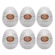 TENGA Egg Silky II - maszturbációs tojás (6db)