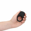 Loveline - akkus, vibrációs péniszgyűrű (fekete)