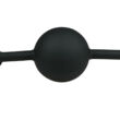 Easytoys - szájpecek szilikon labdával (fekete)