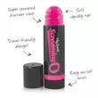 Screaming Lip Balm - rúzs vibrátor (fekete-pink)