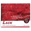 Lakk lepedő - 200x230cm (piros)