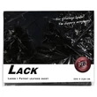 Lakk lepedő - 200x230cm (fekete)