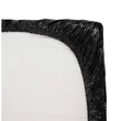 Lakk lepedő - gumis - 220x220cm (fekete)