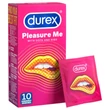 Durex Pleasure Me - bordázott-pontozott óvszer (10db)