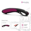 mystim Charging Chester - szilikon elektro dildó