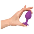 Colorful JOY - szilikon anál plug - közepes (lila)