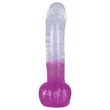 You2Toys - Ready mate - műpénisz dildó (átlátszó-lila)