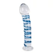 You2Toys - Arts Clair Bleu - spirális üveg dildó