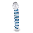 You2Toys - Arts Clair Bleu - spirális üveg dildó