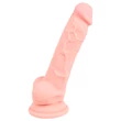 Medical - orvosi szilikon dildó (18cm) - natúr