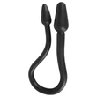Rebel Double Plug - dupla kúp anál plug (fekete)