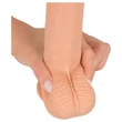 realistixxx - tapadókorongos élethű dildó (22cm) - natúr