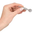 Penisplug Cum-Thru Play - üreges acél húgycsőtágító kúp (0,5-1cm)