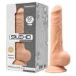 Silexd 9,5 - tapadókorongos dildó - 24cm (natúr)