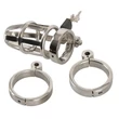 You2Toys - Chastity Cage - fém pénisz ketrec, lakattal