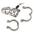 You2Toys - Chastity Cage - fém pénisz ketrec, lakattal