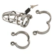 You2Toys - Chastity Cage - fém pénisz ketrec, lakattal