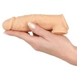 Realistixxx - heregyűrűs péniszköpeny - 16cm (natúr)