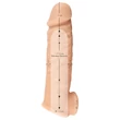 Realistixxx - heregyűrűs péniszköpeny - 16cm (natúr)