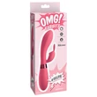 OMG Selfie - vízálló, csiklókaros G-pont vibrátor (pink)