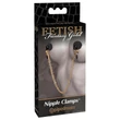 Pipedream Fetish Fantasy Gold - mellbimbó csipesz (arany)