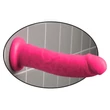 Dillio 8 - tapadókorongos, élethű dildó (20cm) - pink