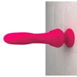 3Some wall banger deluxe - akkus, rádiós rúd vibrátor (pink)