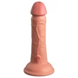 King Cock Elite 6 - tapadókorongos, élethű dildó (15cm) - natúr