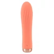You2Toys peachy! mini ribbed - akkus rúdvibrátor (barack)
