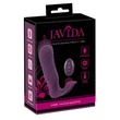 Javida RC - rádiós, 2 funkciós csikló vibrátor (lila)