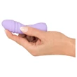 Cuties Mini 3 - akkus, vízálló, spirál vibrátor (lila)