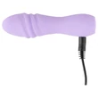 Cuties Mini 3 - akkus, vízálló, spirál vibrátor (lila)