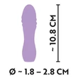 Cuties Mini 3 - akkus, vízálló, spirál vibrátor (lila)