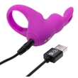 Happyrabbit Cock Kit - vibrációs péniszgyűrű tárolóval (lila)