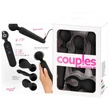 Couples Choice - akkus, melegítő masszírozó vibrátor (fekete)